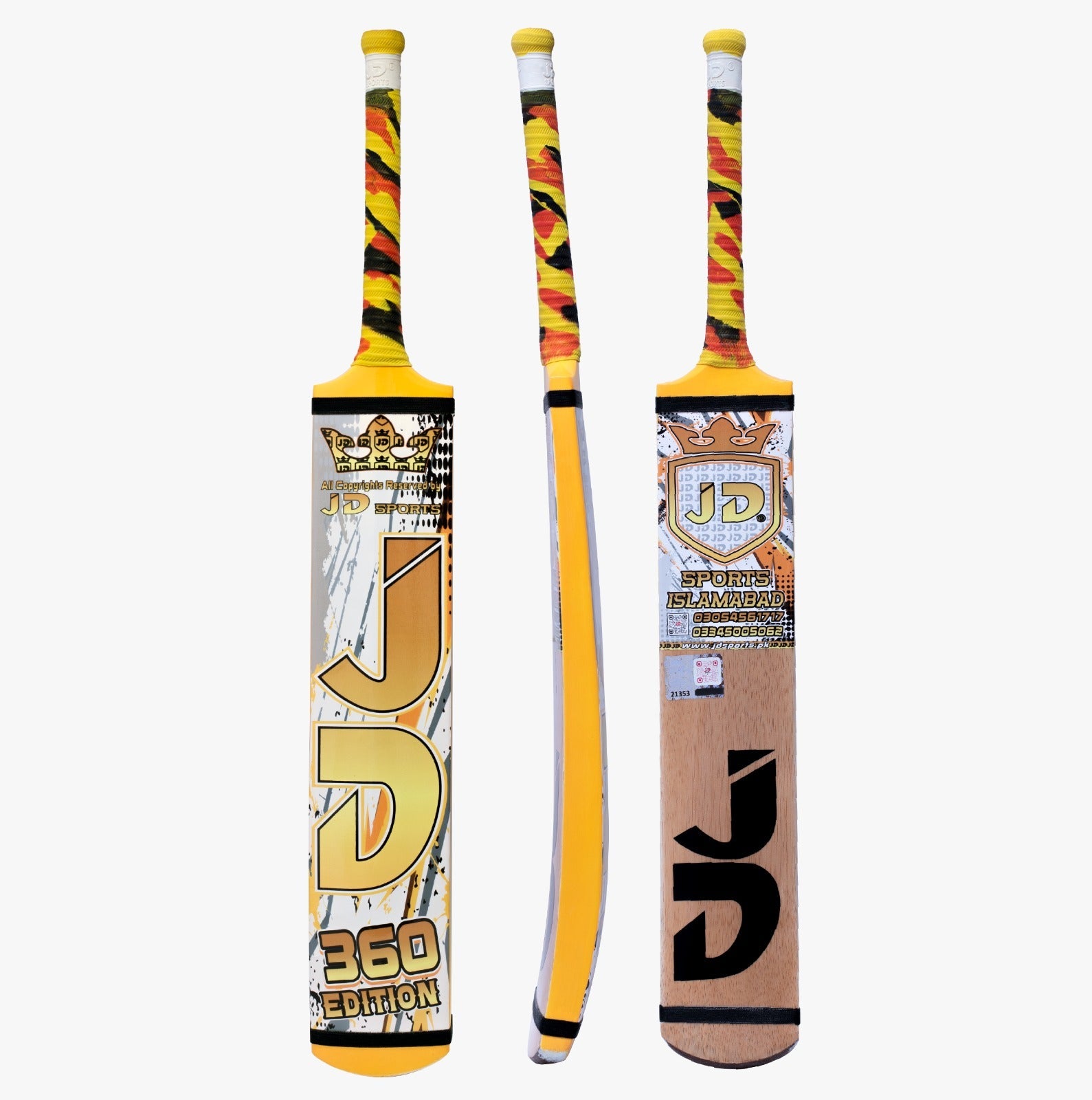 JD 360 Asad Shah Edition Original Cricket Bat