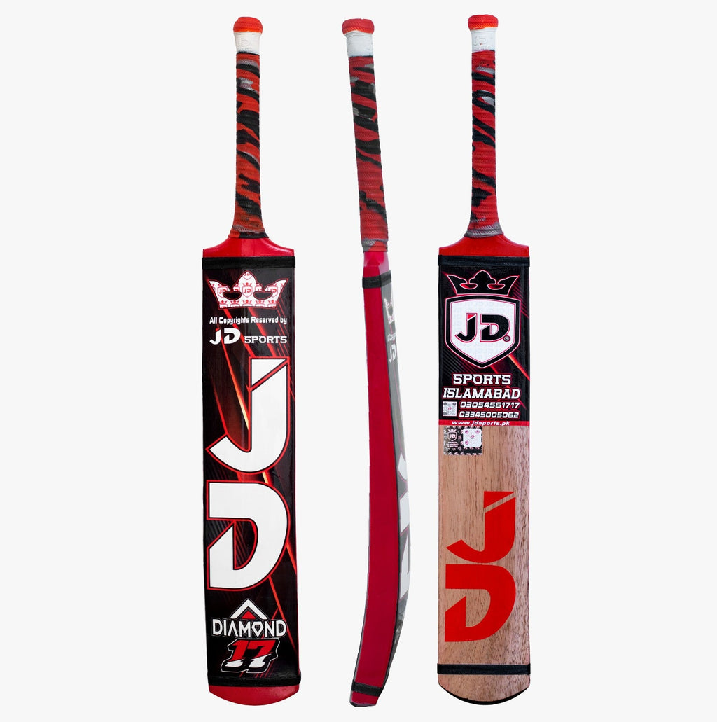 JD Diamond Edition Original Tape Ball Cricket Bat